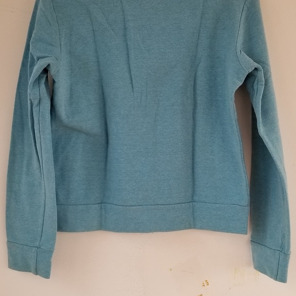 Sky Blue Cotton Moto Jacket - Picture 4 of 4